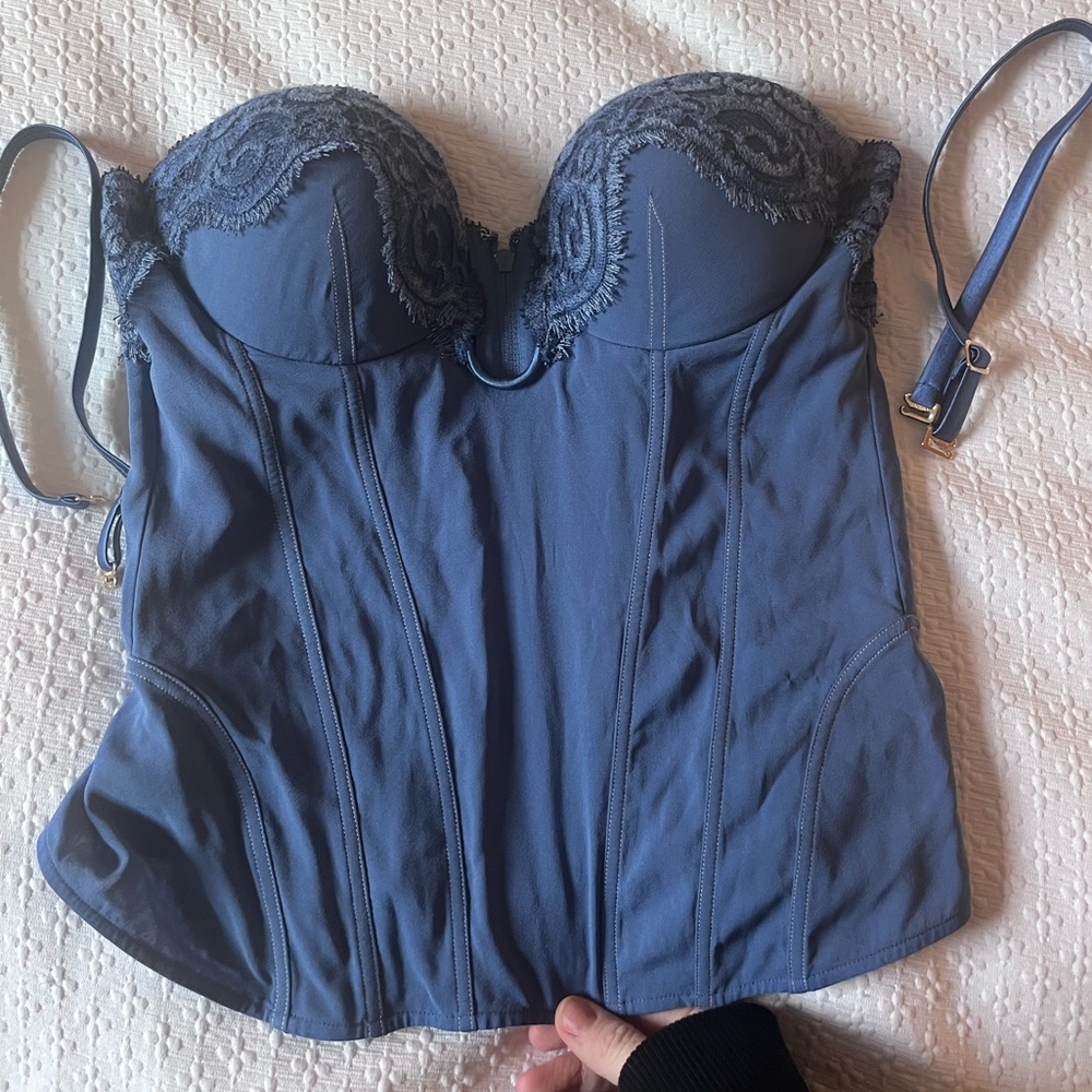 La Perla Blue Bustier